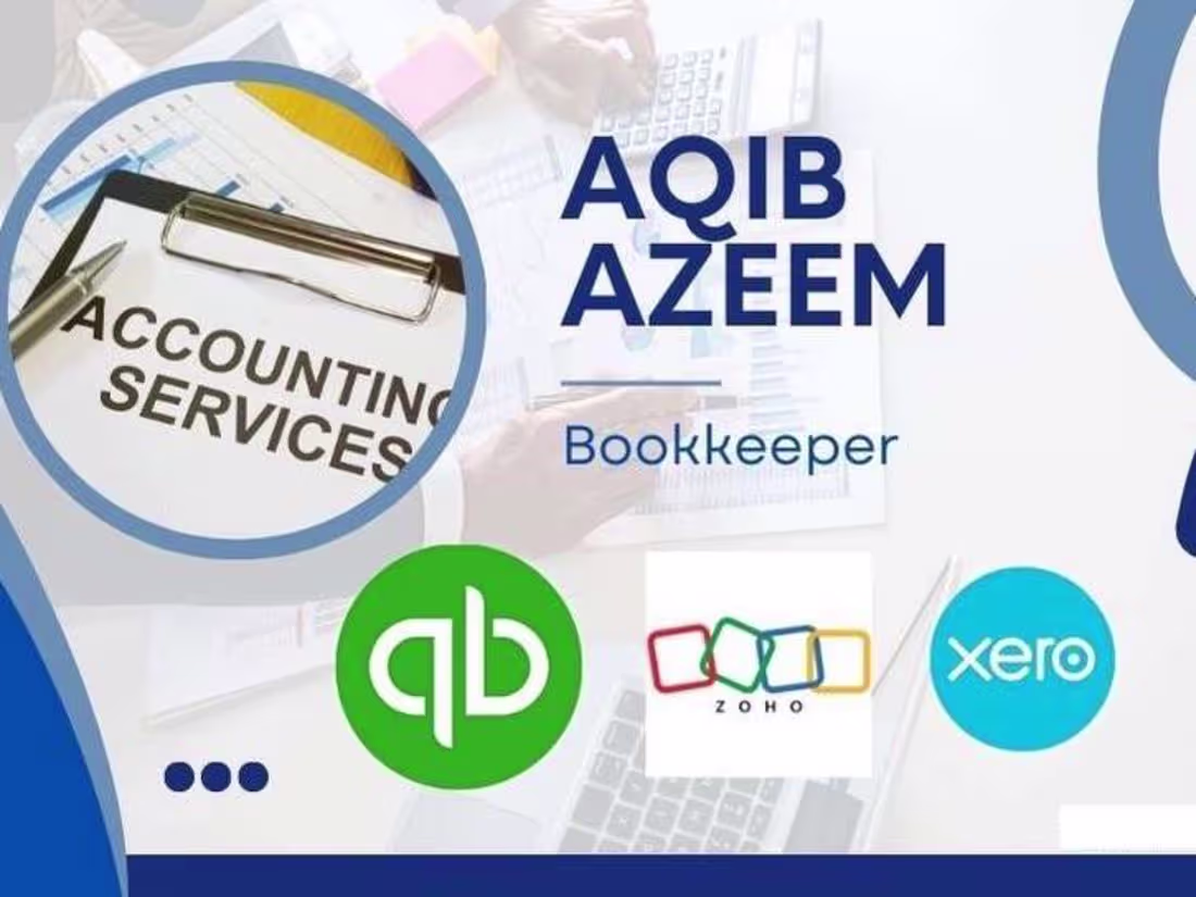 Cover image for You will get bookkeeping on QuickBooks Online, Xero, and Zoho