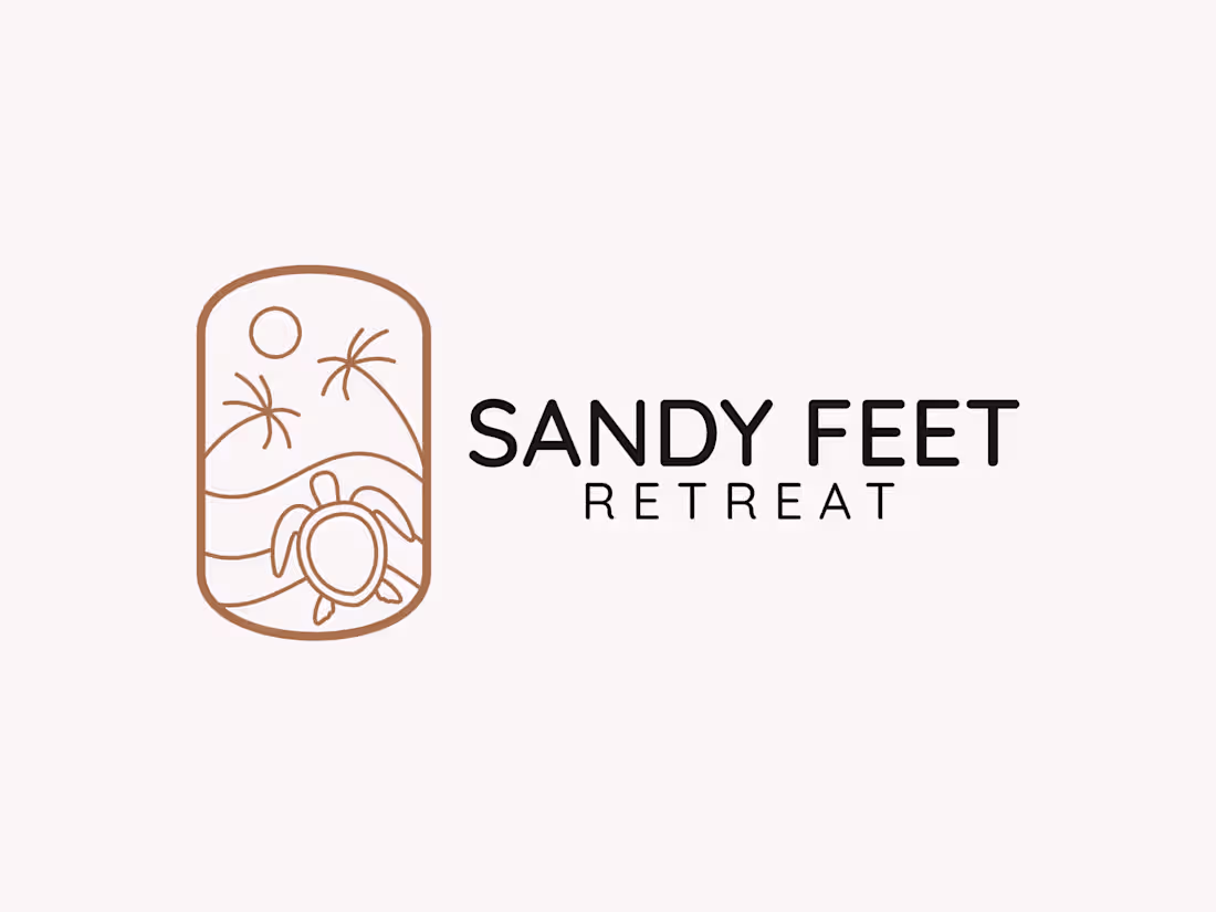 Cover image for Logo Design for Sandy Feet Retreat