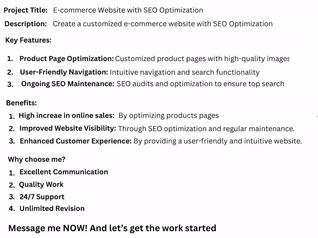 Cover image for E-commerce Website with SEO Optimiization