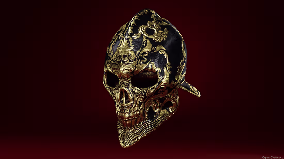 Cover image for Ornamental Helmet - Game Ready Model