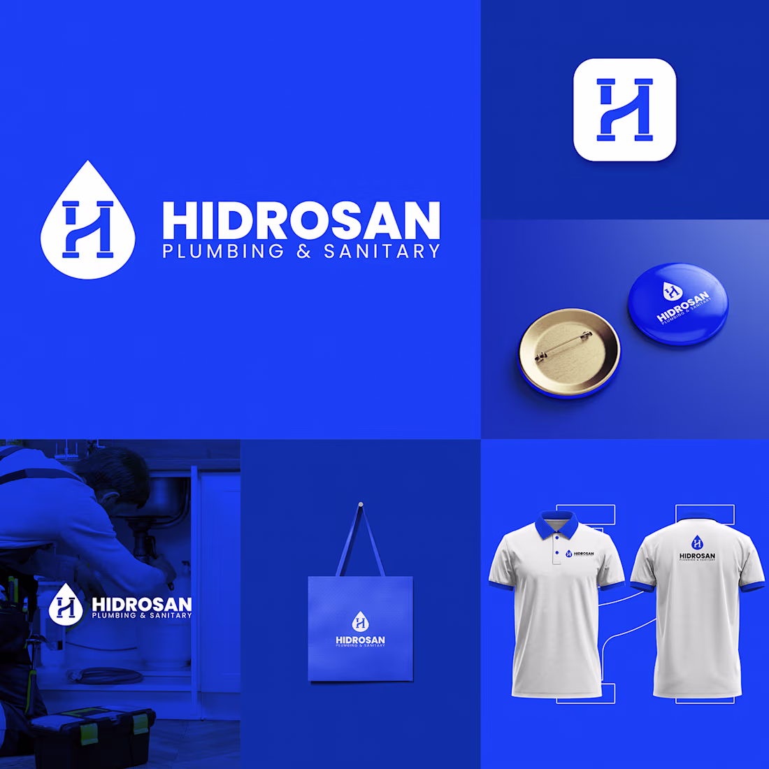Cover image for HIDROSAN - Plumbing & Sanitary BRANDING on Behance