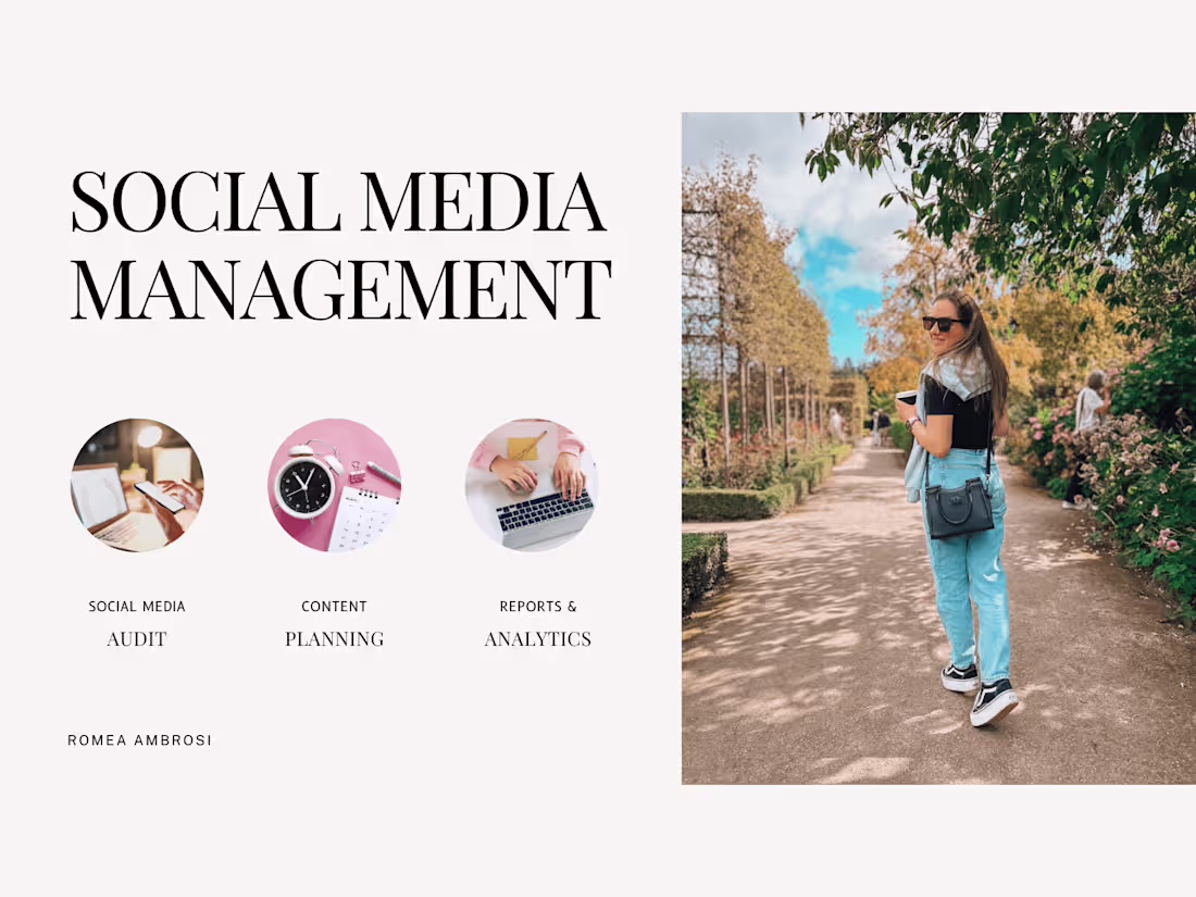 Cover image for Social Media Management Package