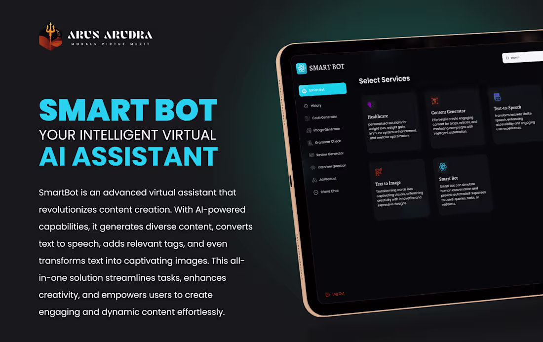 Cover image for SmartBot: Intelligent Conversational AI Assistant