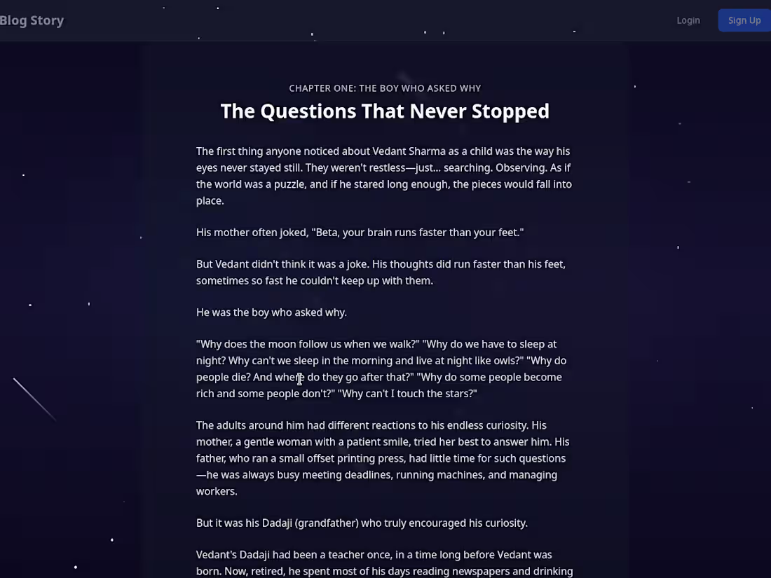 Cover image for Space Story Book