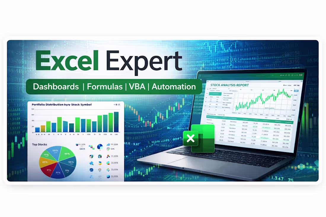 Cover image for Excel & Google Sheets Automation Dashboard