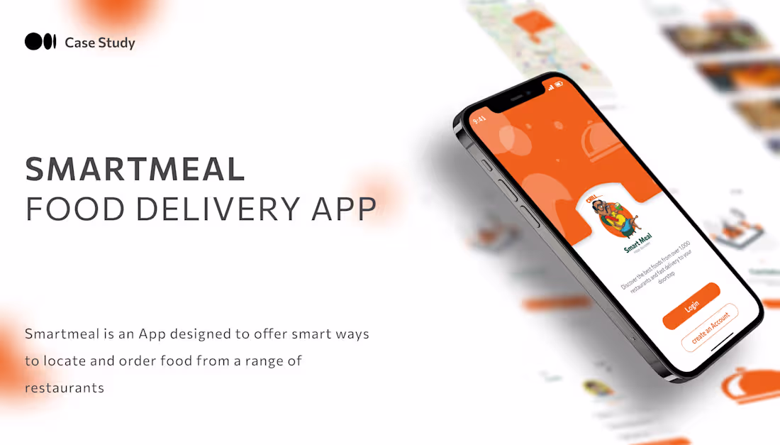 Cover image for Smart Meal Mobile App - Case study