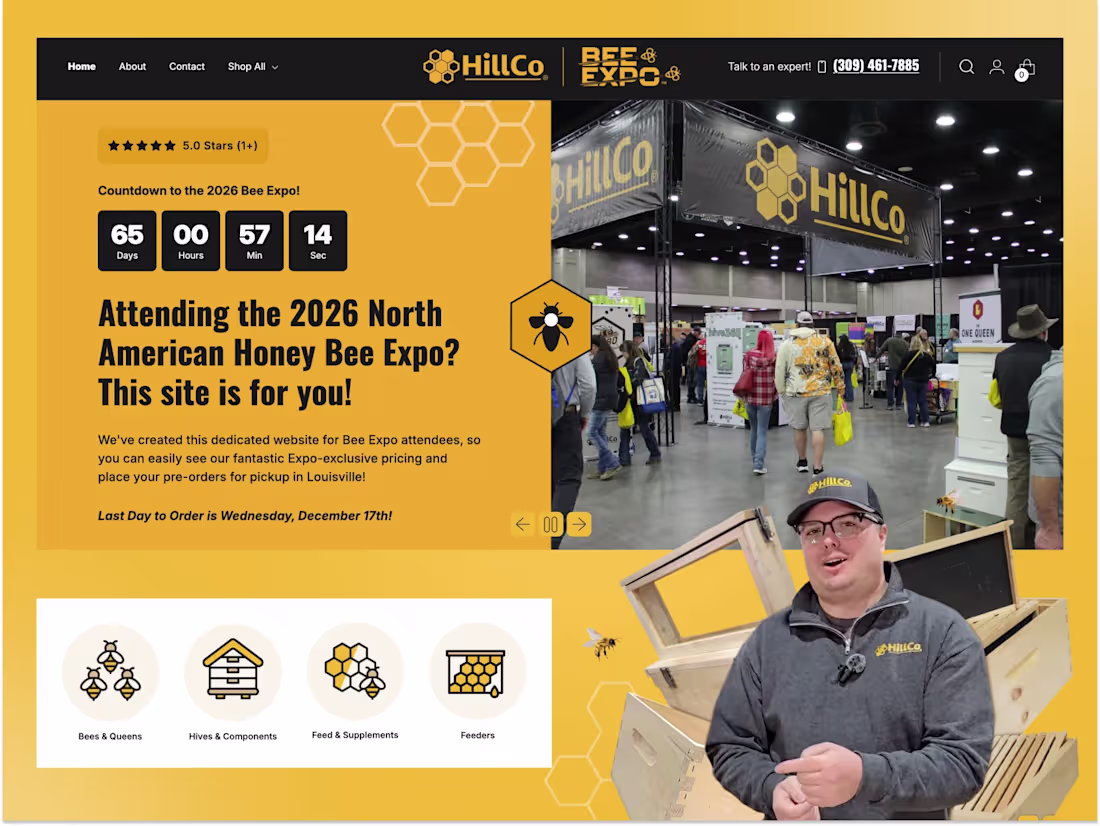 Cover image for Hillco Expo Web Design