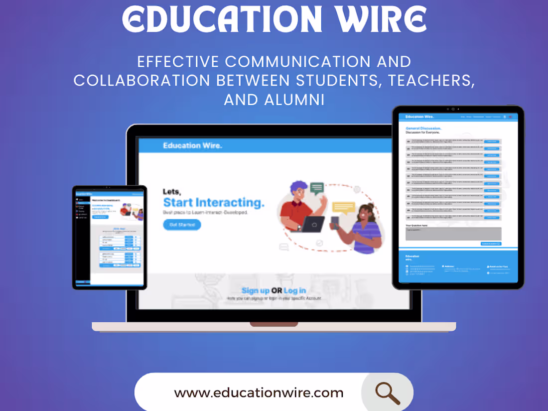 Cover image for  Education Wire WebApp