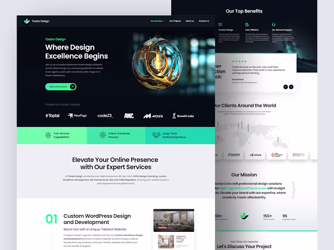 Cover image for Web Design and Development for Innovative Design Agency