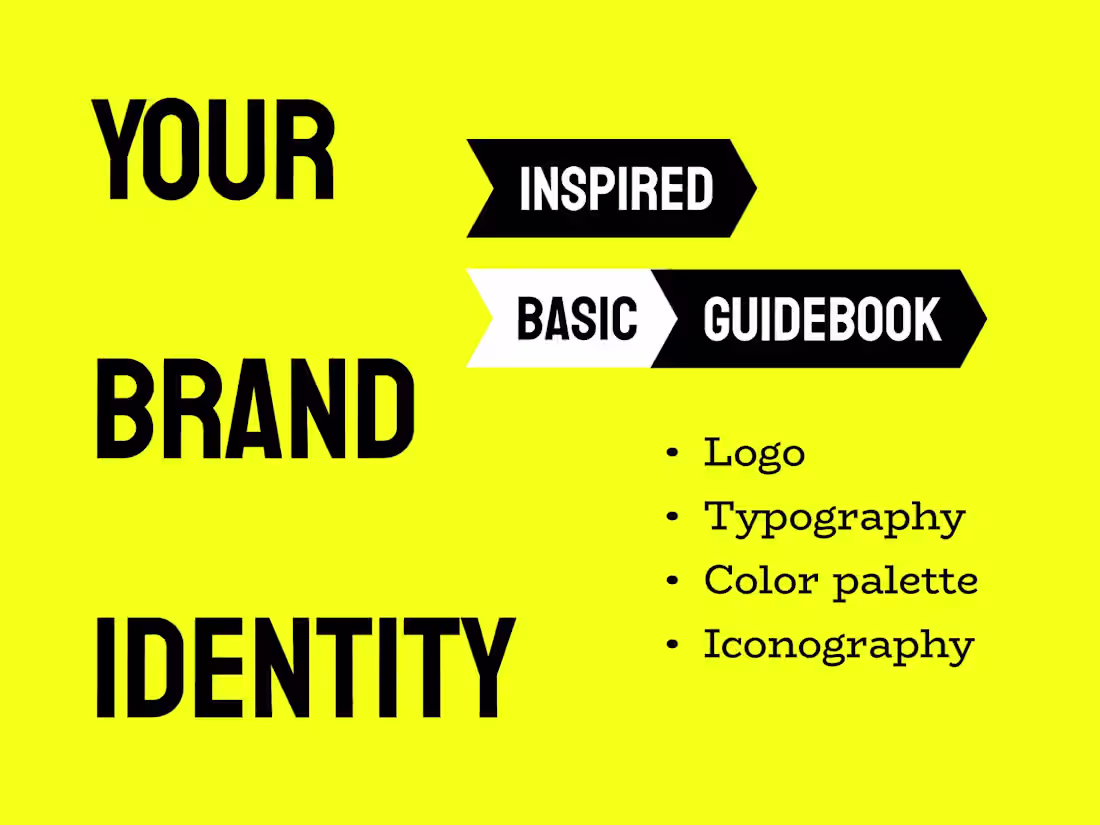 Cover image for Basic Brand Identity Guidebook - Logo, Typography, Iconography