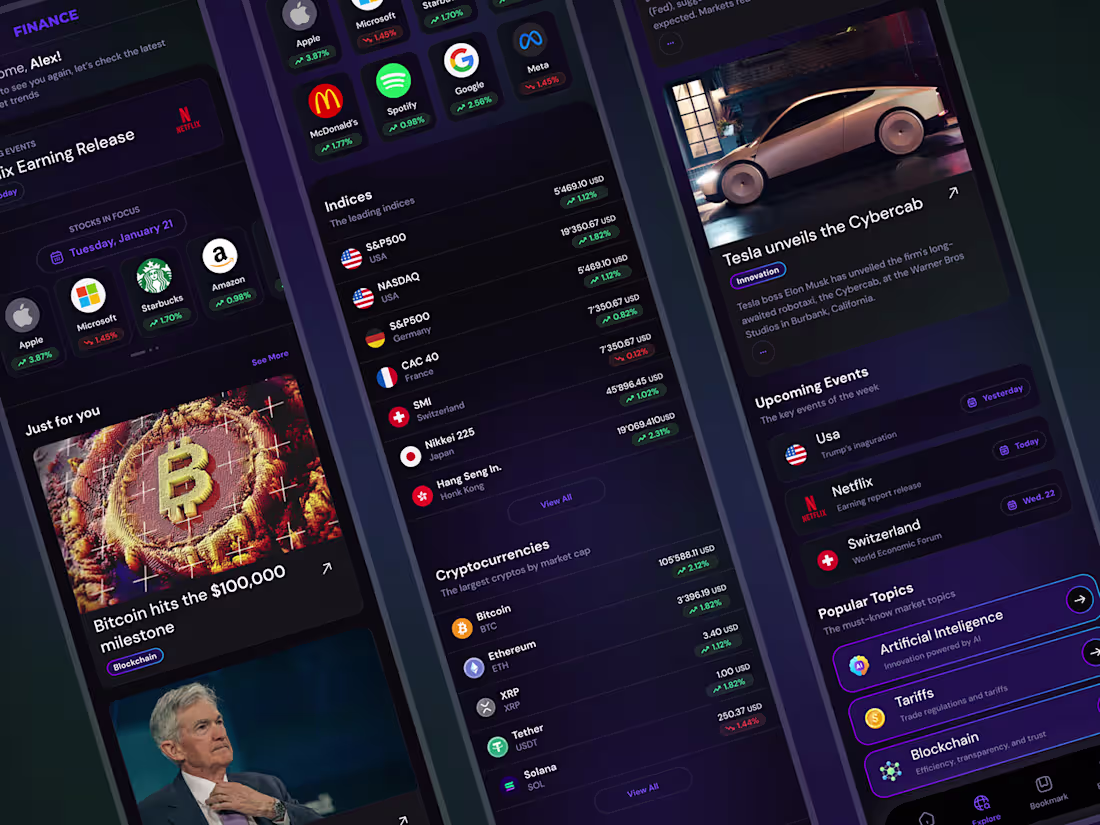 Cover image for Finance App Design