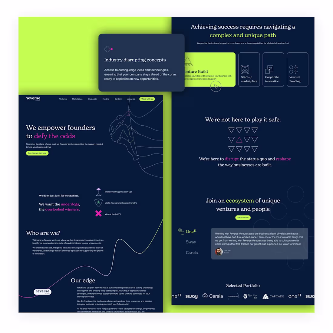 Cover image for Web design and Webflow development for a startup