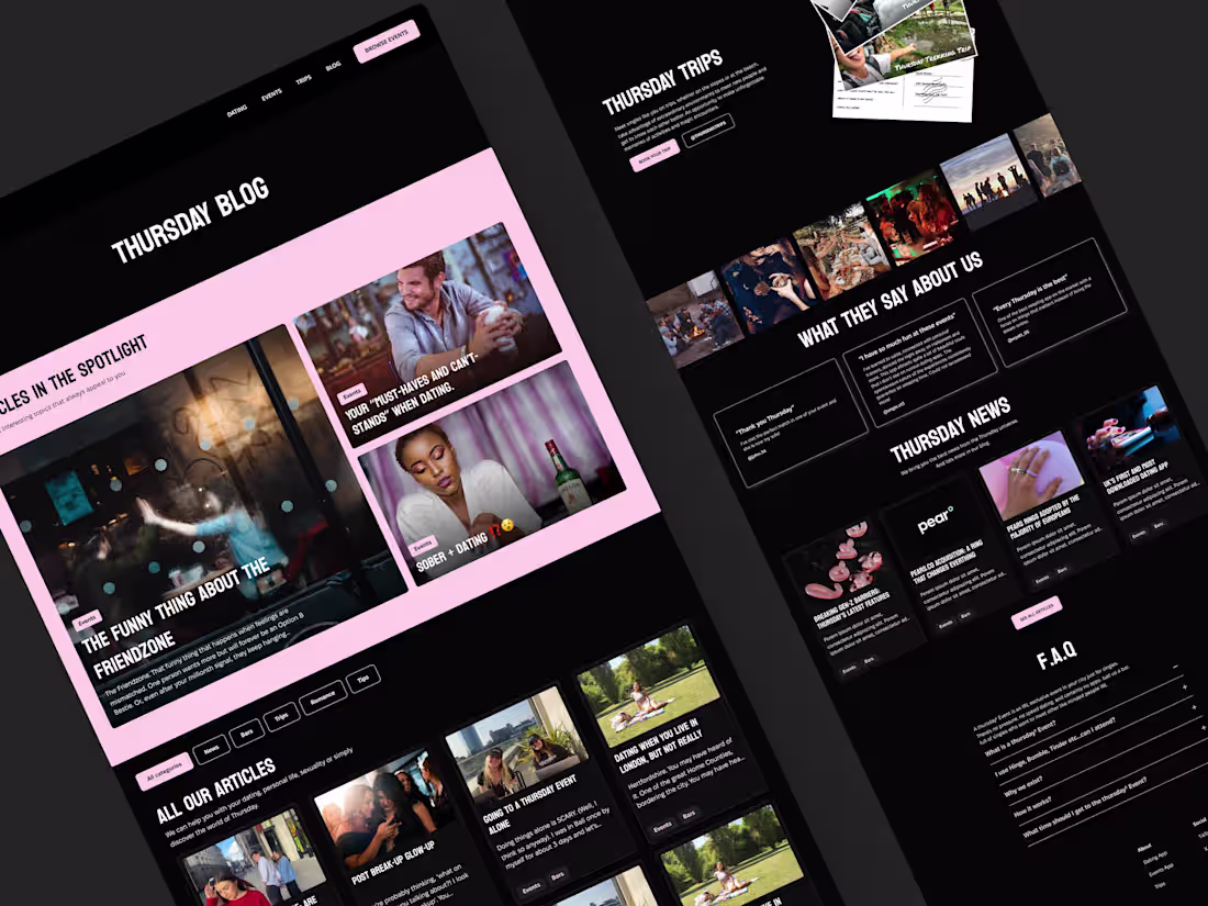 Cover image for Thursday - Figma & Webflow dev.