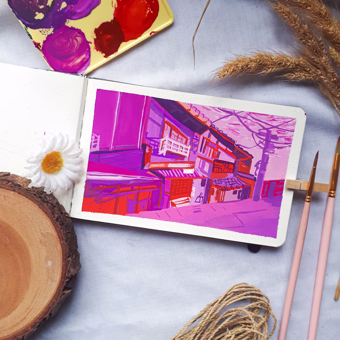 Cover image for Traditional Illustrations (Gouache)