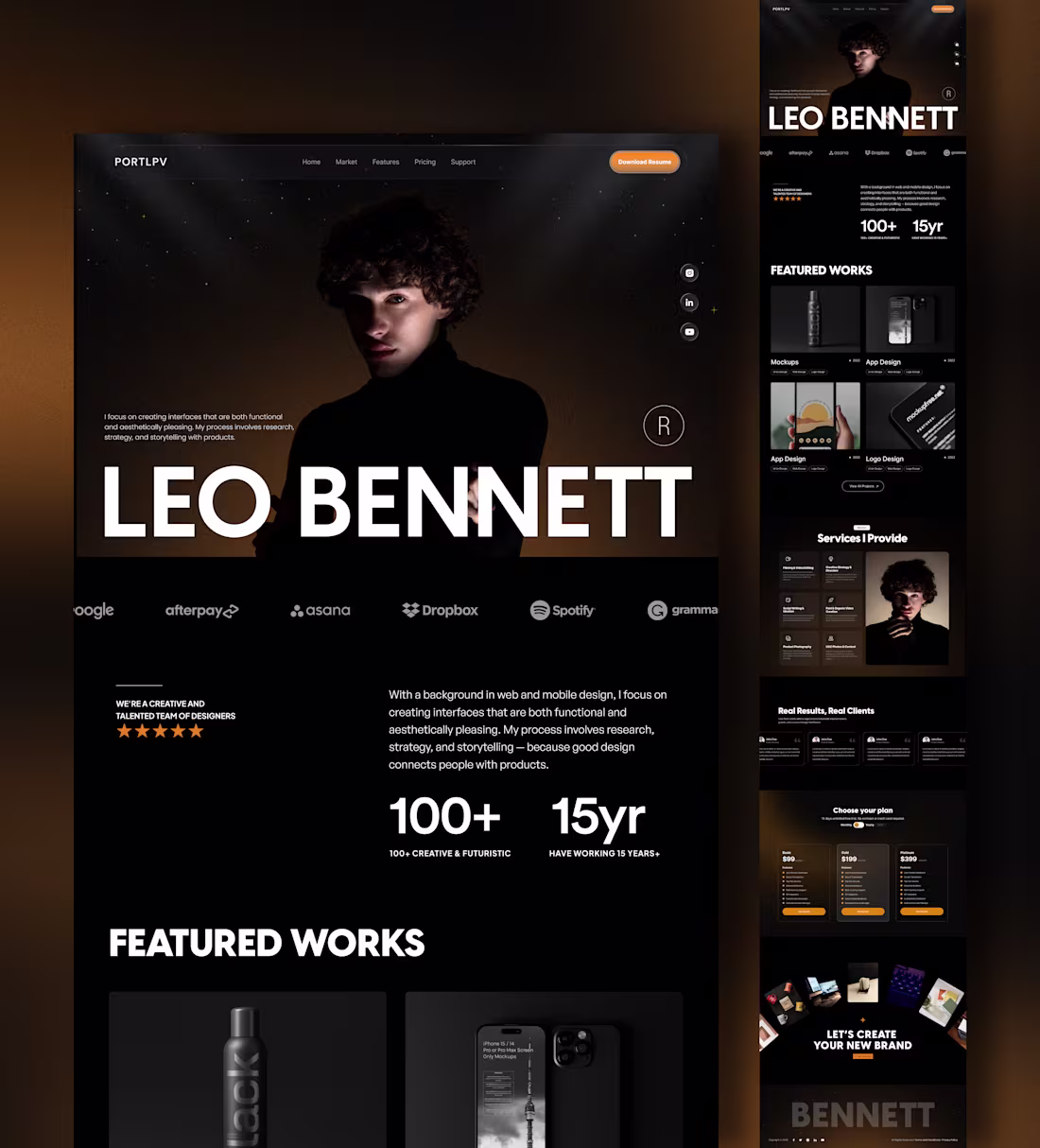 Cover image for Designed this Personal Portfolio Website 🙌 How is it?