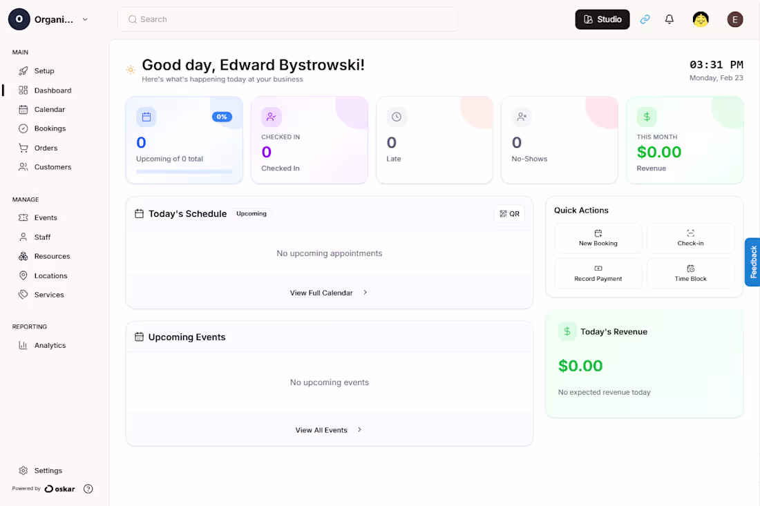 Cover image for Oscar AI-Driven Business Management Platform Development