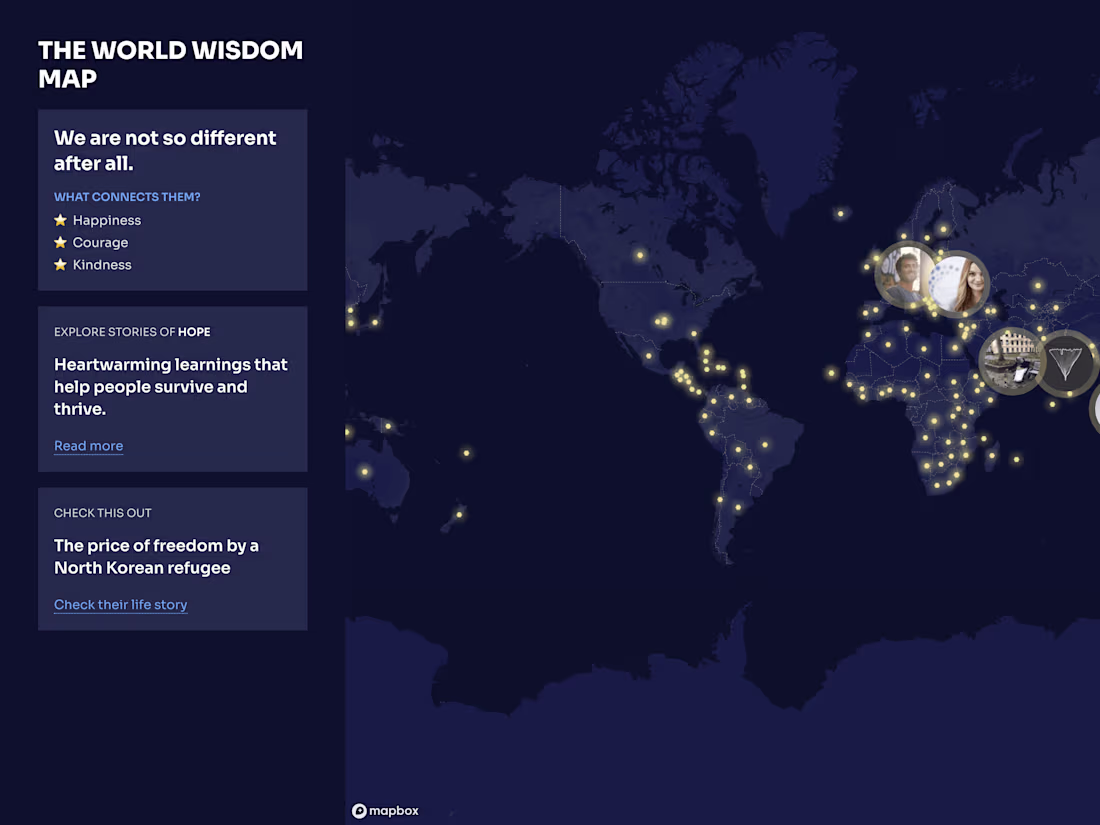 Cover image for World wisdom map - SIF grant project (ReactJS)