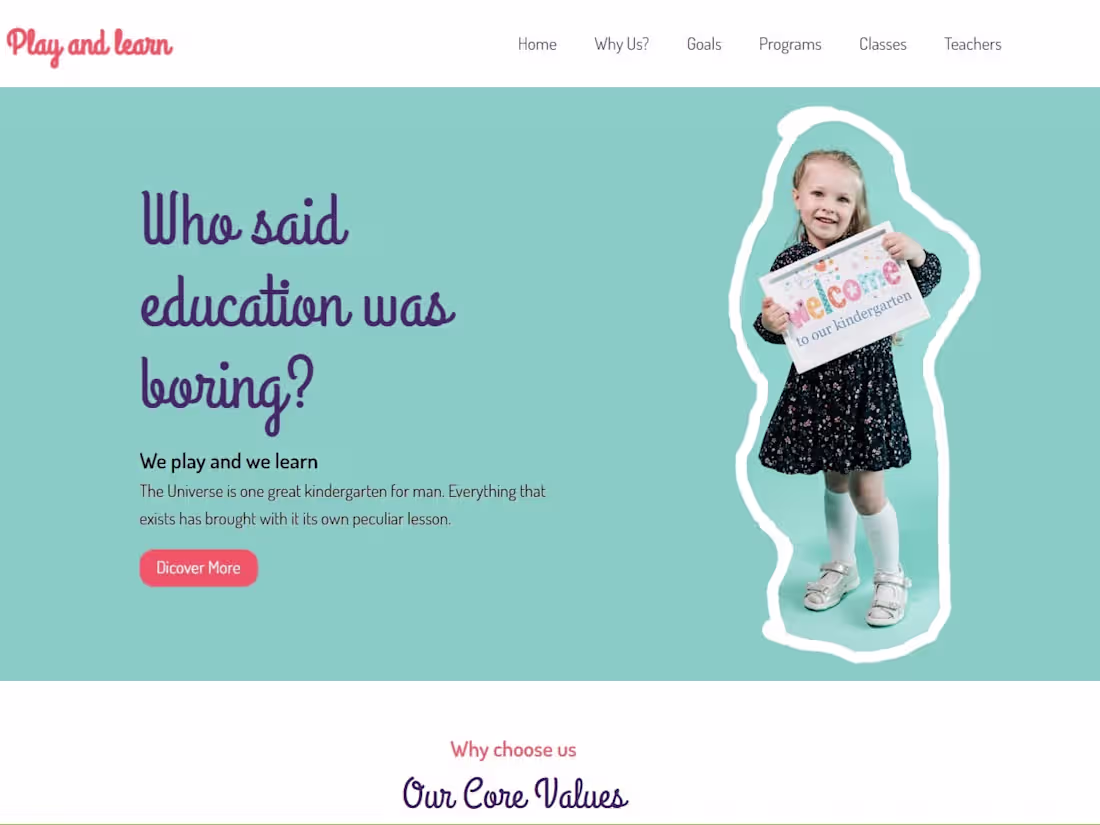 Cover image for PLAY AND LEARN