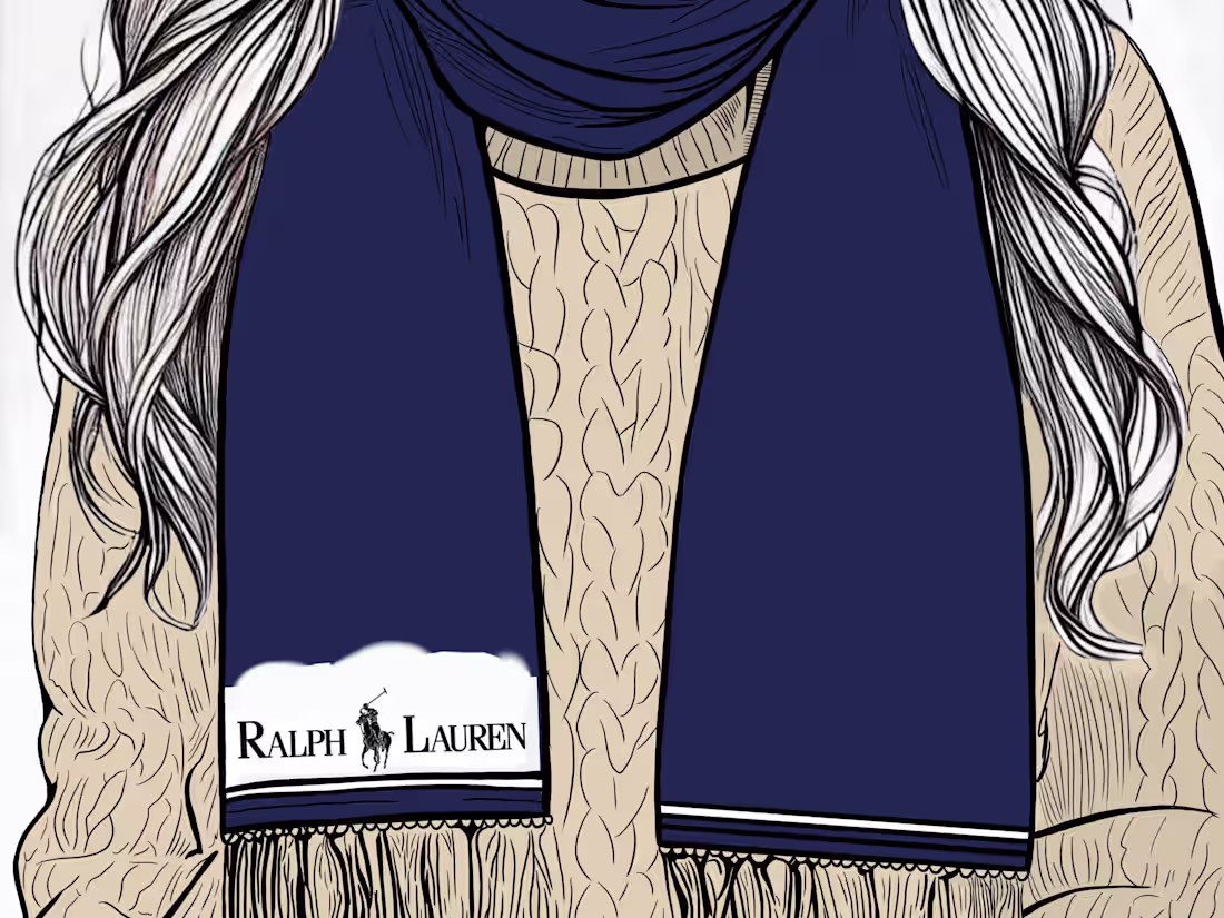 Cover image for Ralph Lauren Scarf & Knitwear Illustration