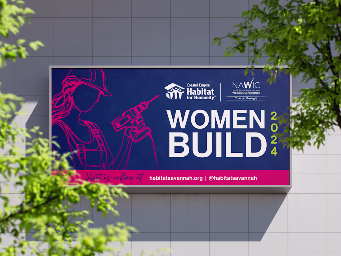 Cover image for Visual Identity: Habitat for Humanity 2024 Women Build