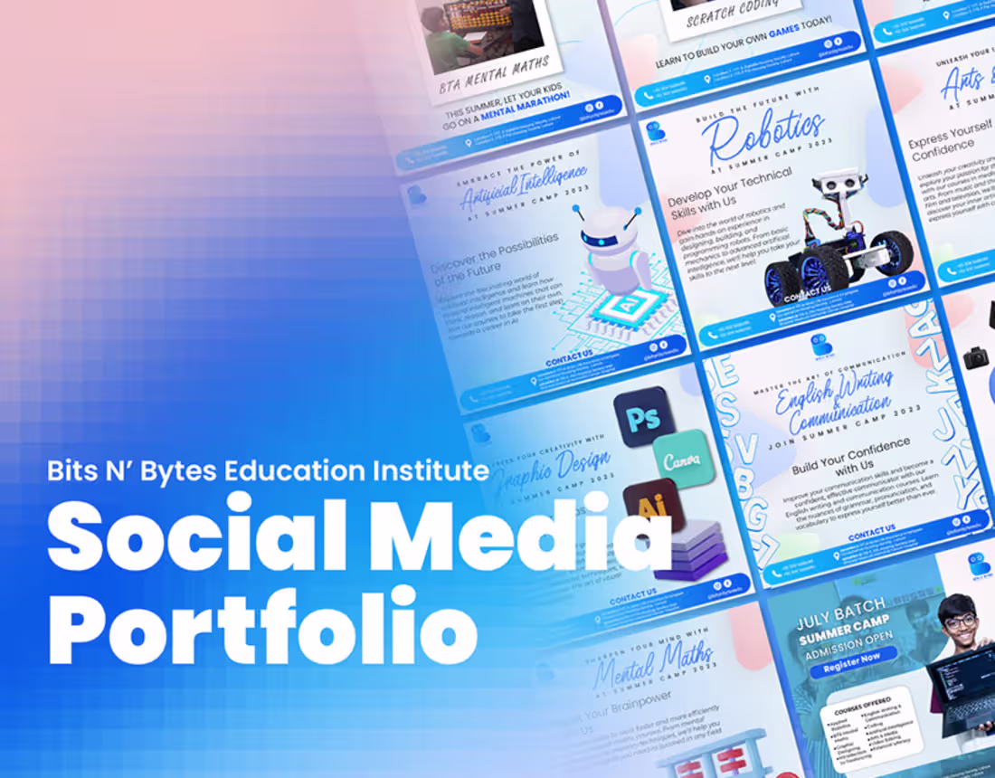 Cover image for Bits N' Bytes | Social Media Portfolio | STEM