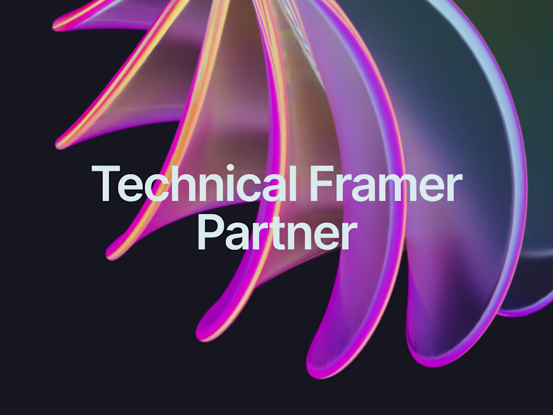 Cover image for Technical Framer Partner
