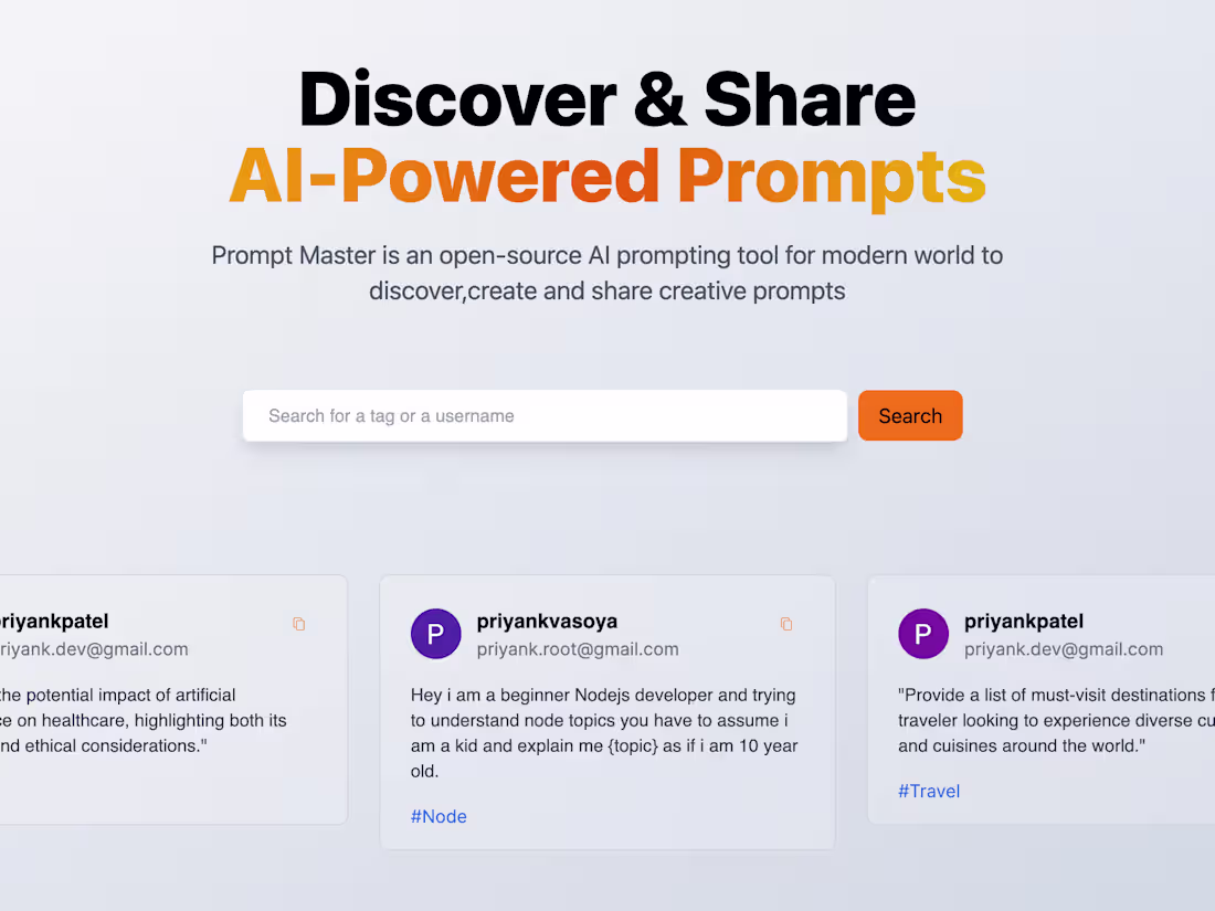 Cover image for Prompt Master