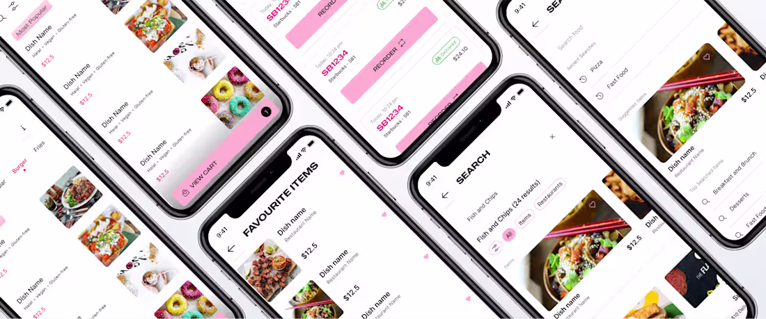 Cover image for Designed 5 food-tech products for Canadian firm Delivery Domain