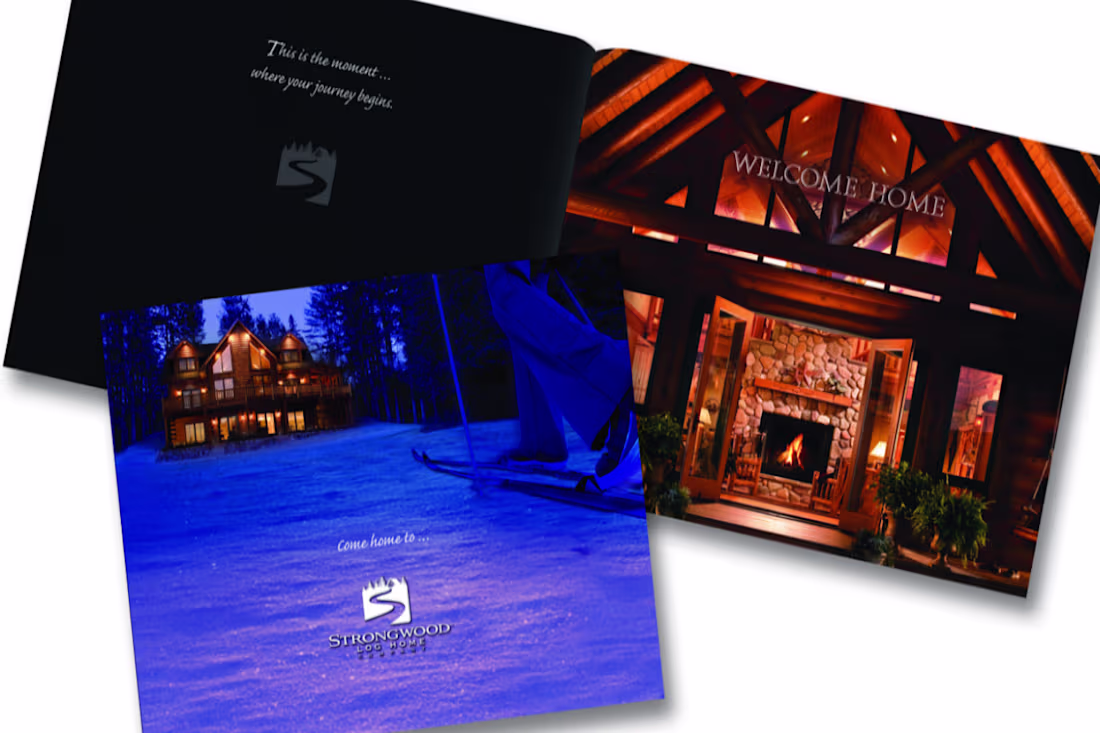 Cover image for New Brand Image for Strongwood Log Homes