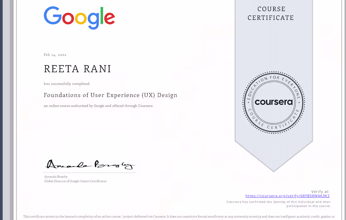 Cover image for Foundations of User Experience (U