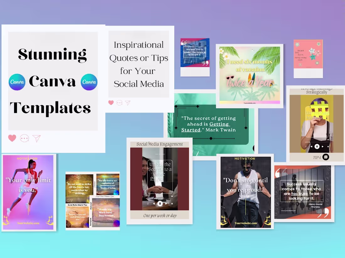 Cover image for Stunning Canva Templates with Quotes for Your Social Media