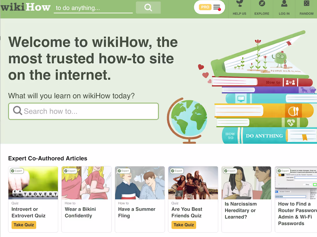 Cover image for wikiHow