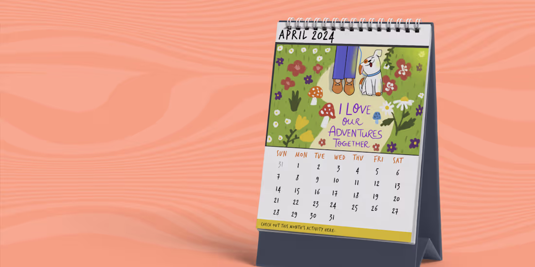 Cover image for Illustrated Desk Calendar Design