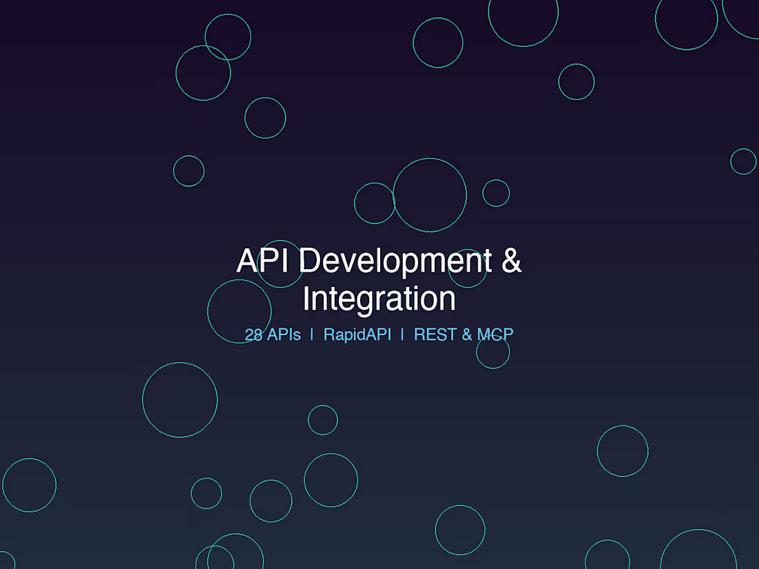 Cover image for API Development & Integration