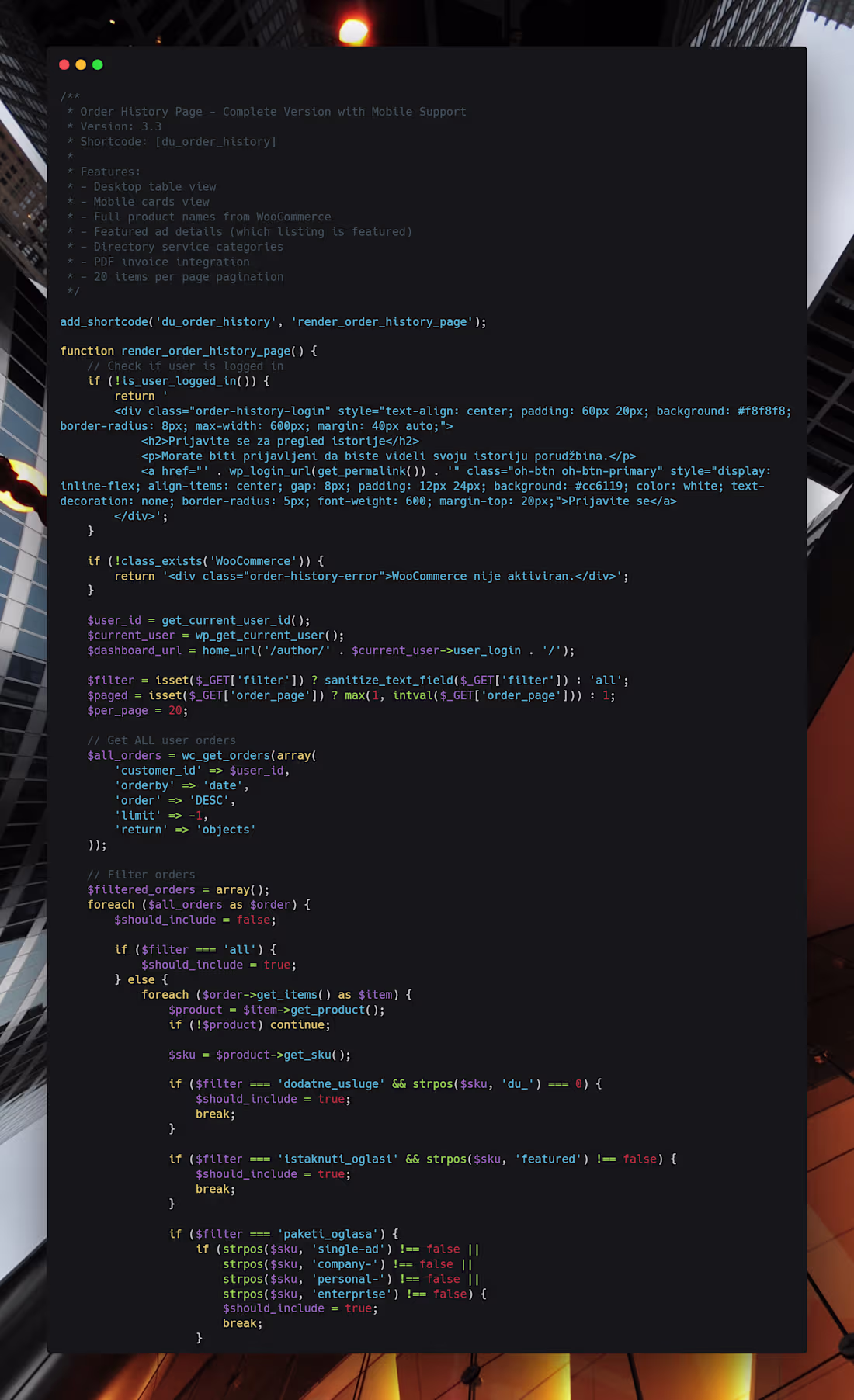 Cover image for Mobile-Responsive Order Management Dashboard