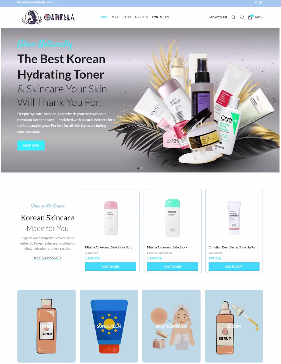 Cover image for Woocommerce Website for my client, it is skincare online sto...