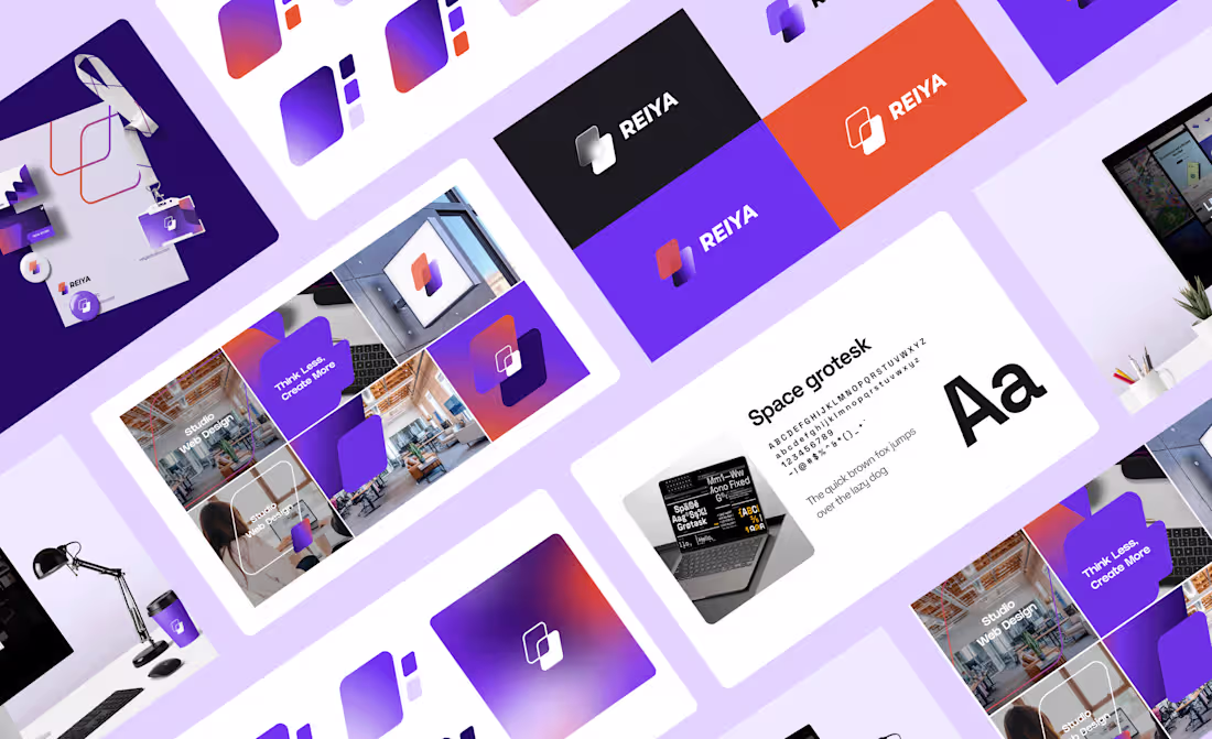 Cover image for Reiya Studio Brand Identity