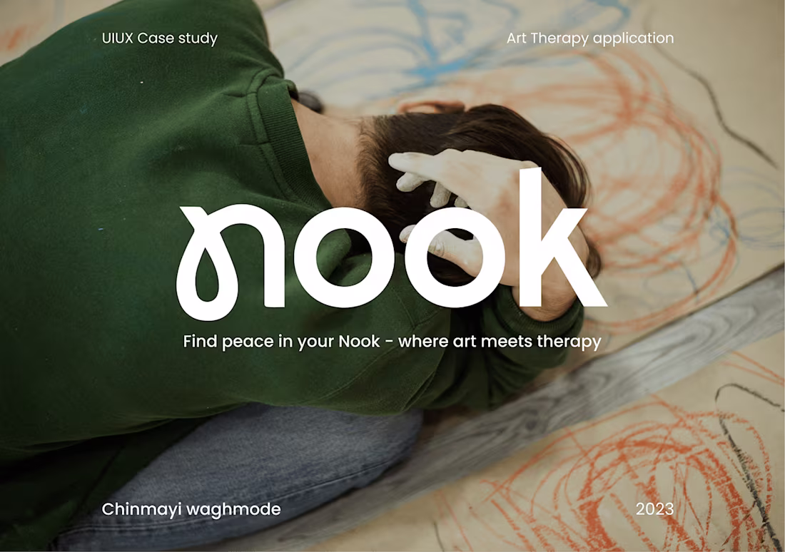 Cover image for Nook : art therapy application (UI/UX case study) 
