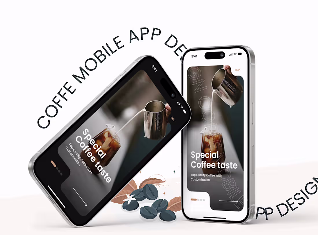 Cover image for Coffee app design | UX/UI :: Behance