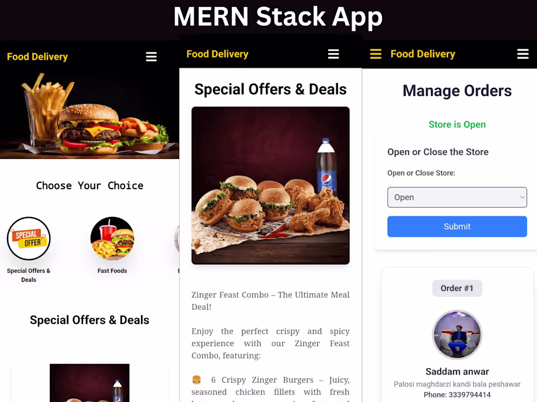 Cover image for Full Stack Food Delivery App