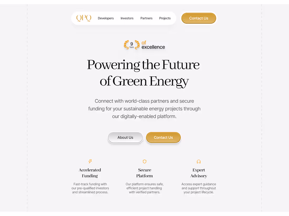 Cover image for QPQ - Hero section