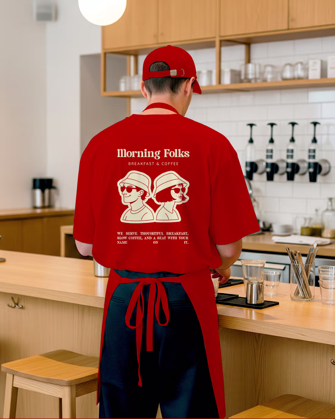 Cover image for Morning Folks Cafe Brand Identity Design