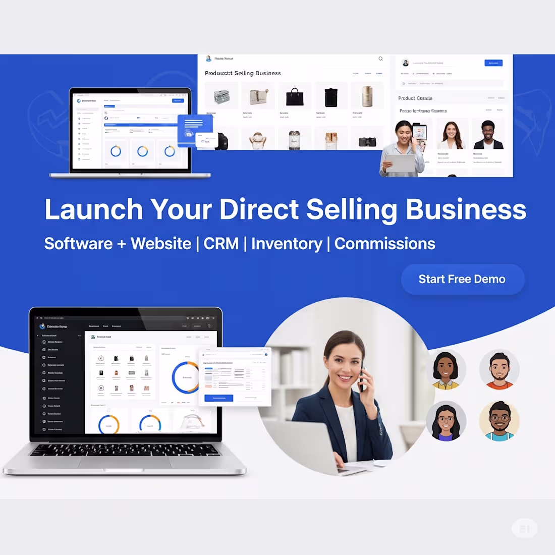 Cover image for Custom direct selling software 