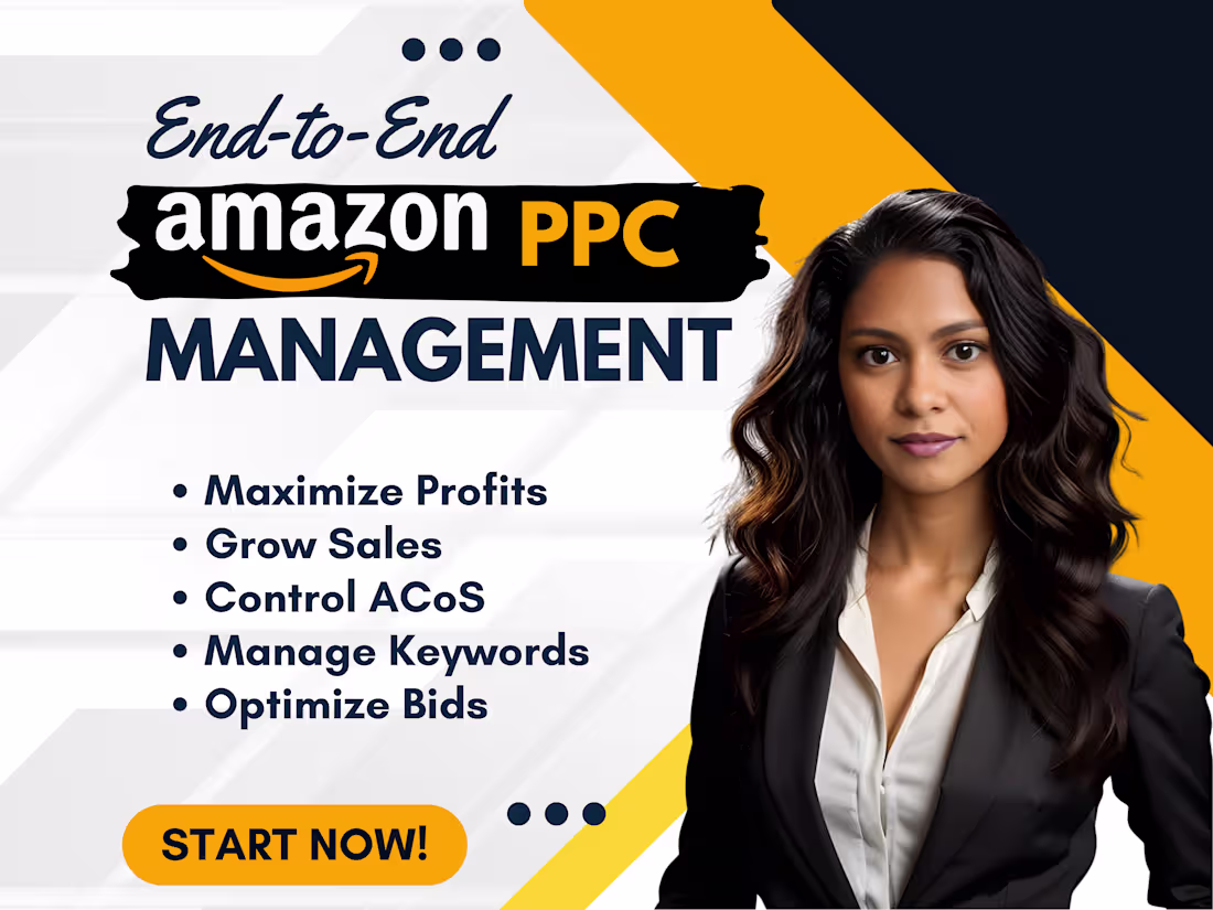 Cover image for Setup, Optimize, & Manage your Amazon PPC Campaigns
