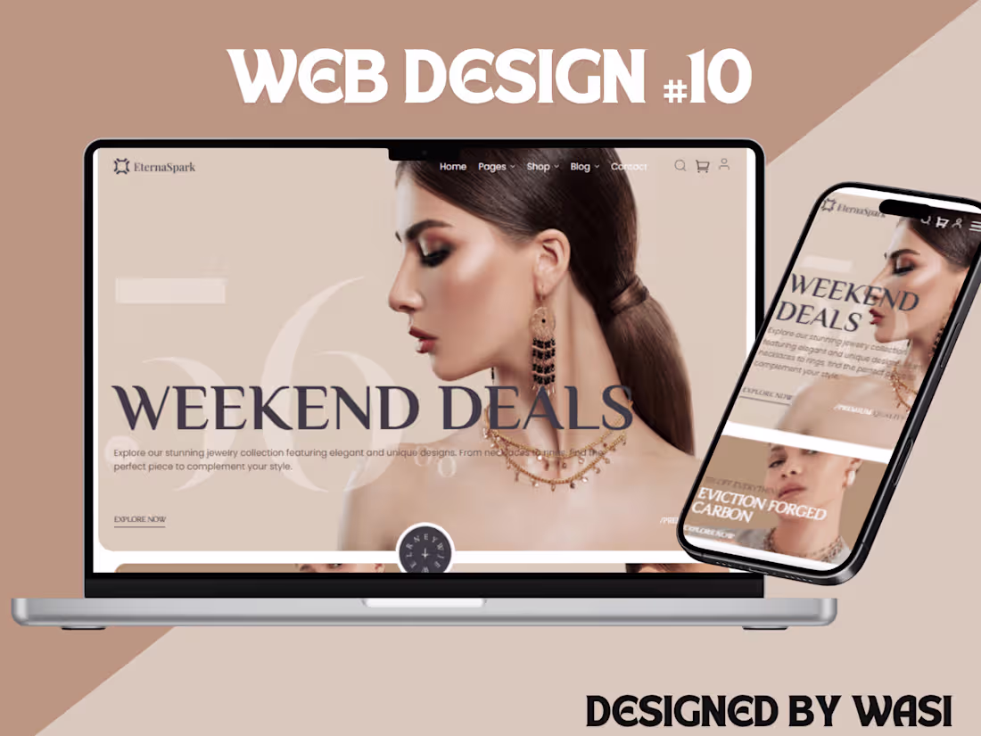 Cover image for Design Extraordinary website for your E-Commerce business 
