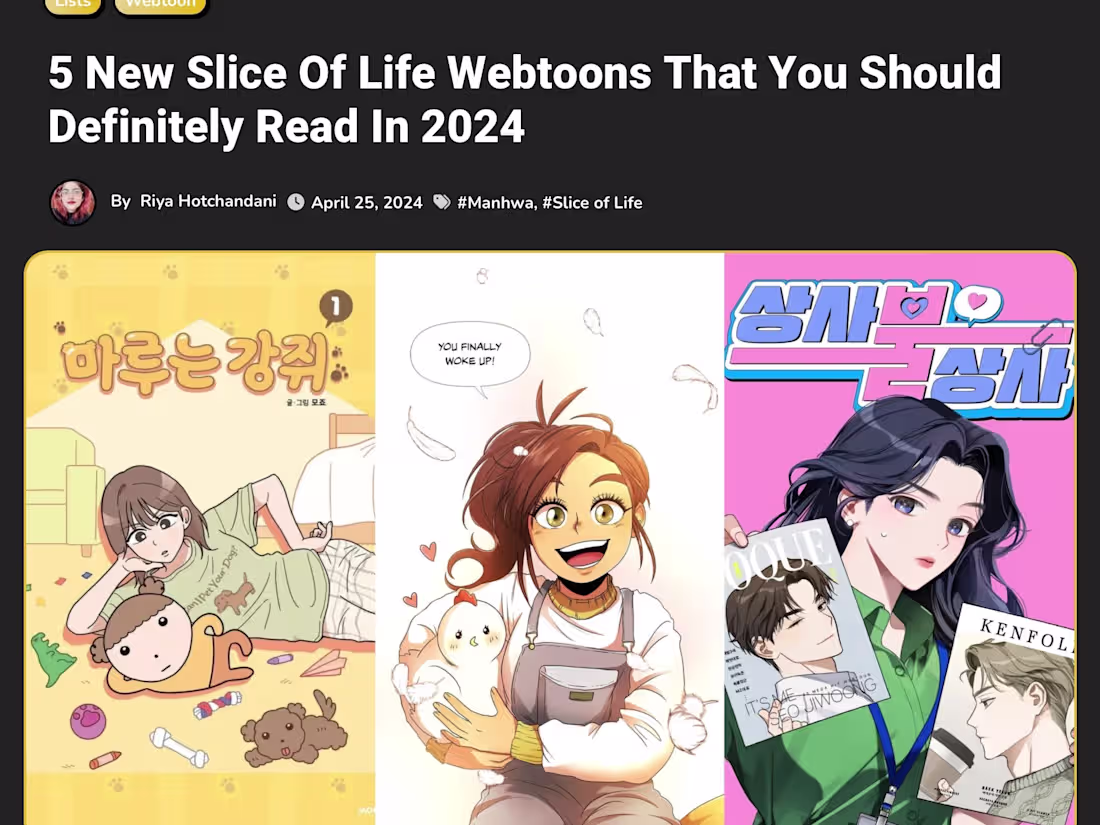 Cover image for Blog posts for your entertainment website