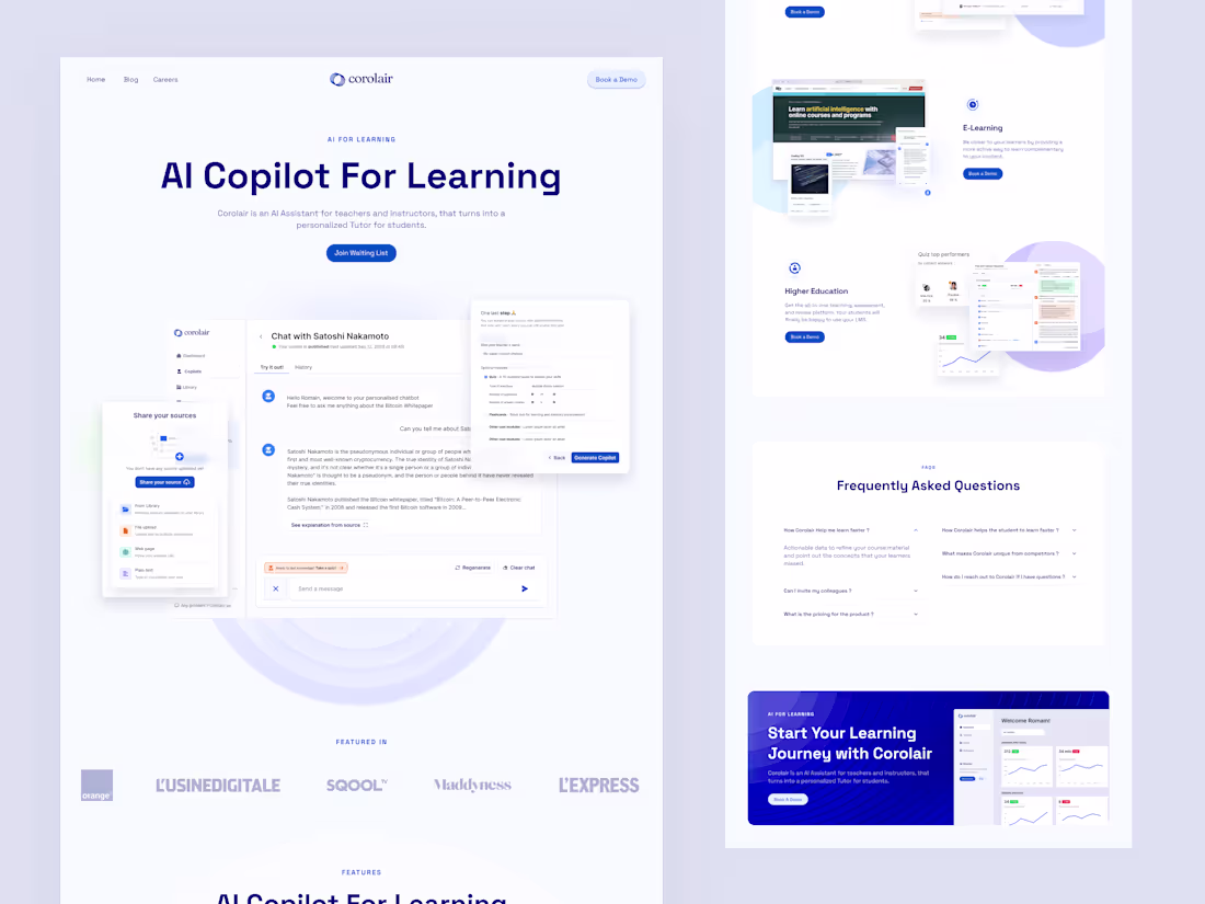 Cover image for Corolair UI/UX & Framer Development