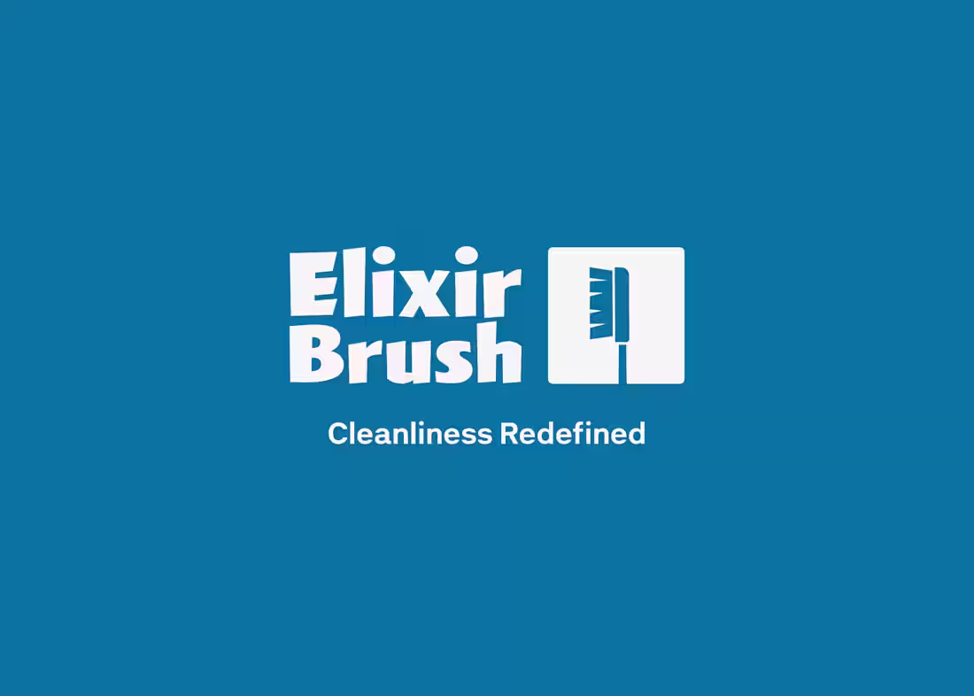 Cover image for Brand Identity For ElixirBrush - Cleanliness Redefined