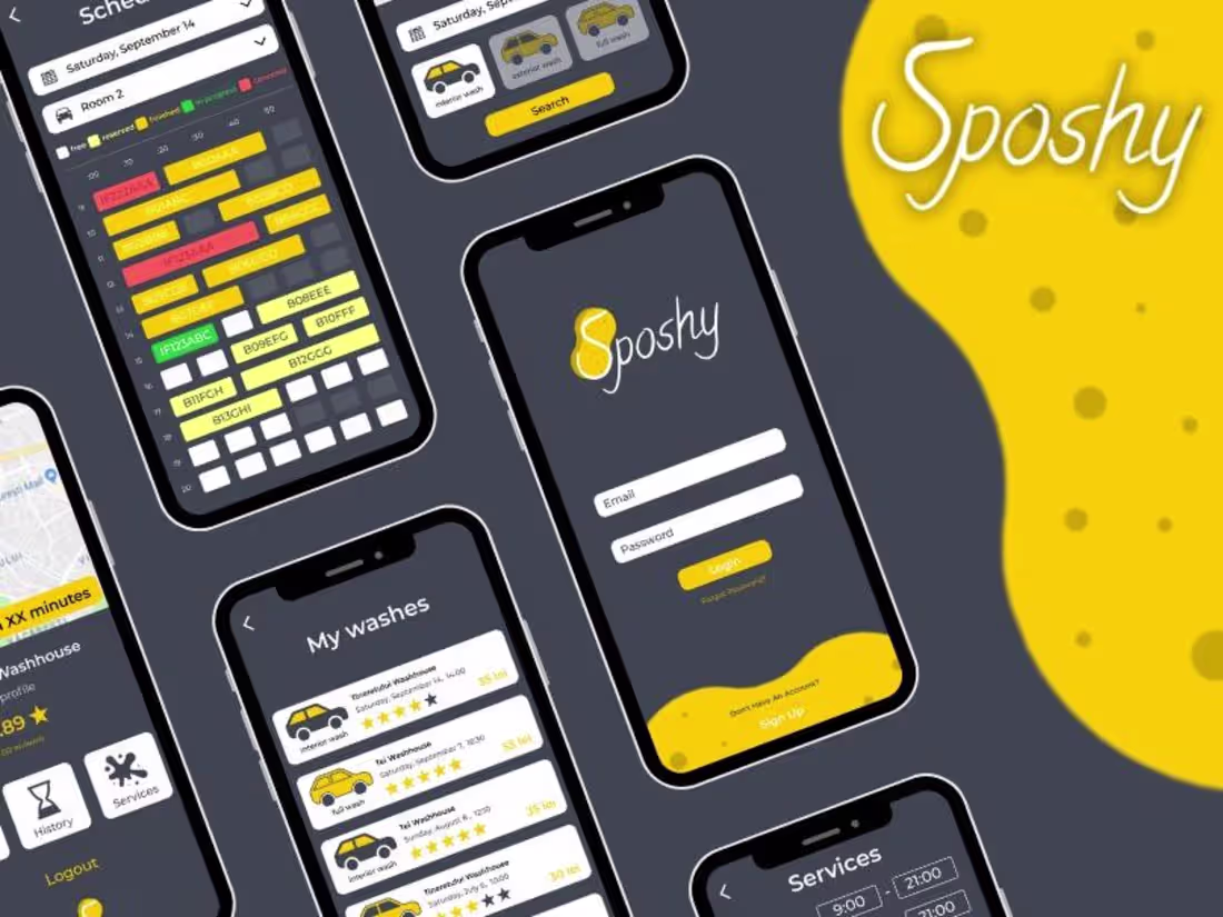 Cover image for SPOSHY - UI/UX Mobile App Concept