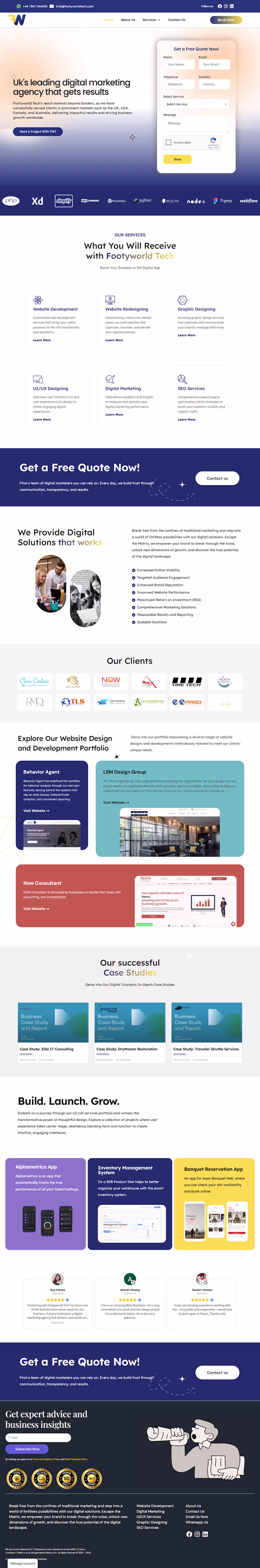Cover image for Modern WordPress Website Design for a Digital Marketing Agency